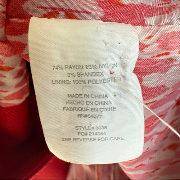 Cabi Women's Red Blazer Jacket Sz 6 Bow Accent Gold Button Casual Office Attire - Picture 7 of 8